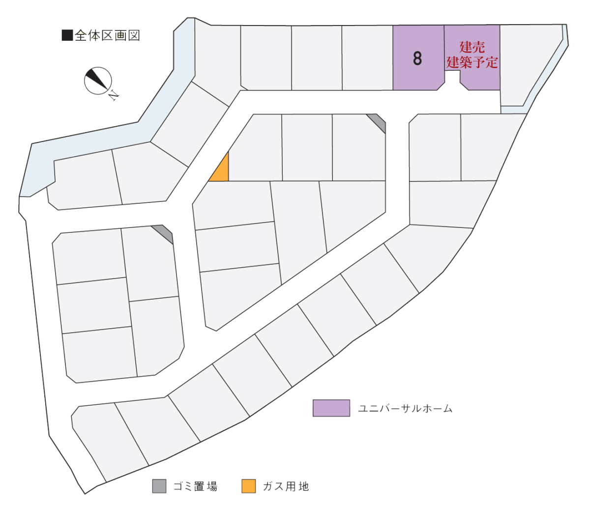 ブロッサムガーデン須恵区画図